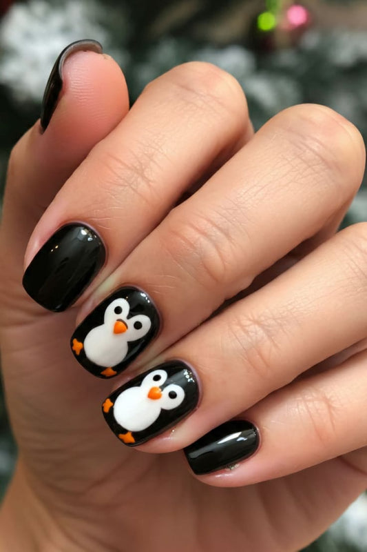 Penguin peek