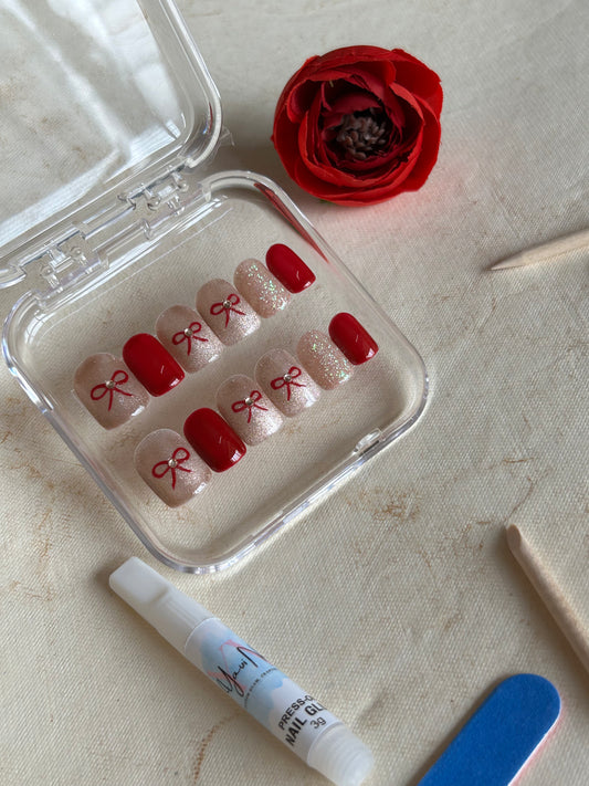 Red Ribbon Charm